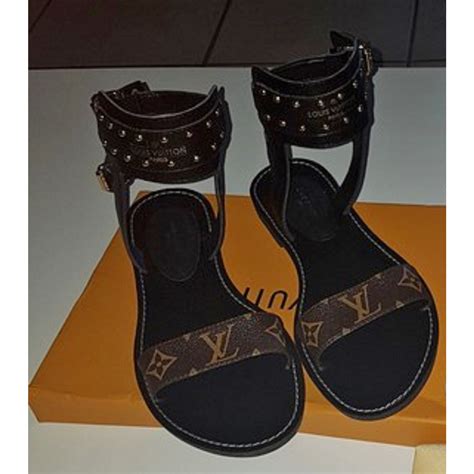 louis vuitton nomad sandal price|louis vuitton wedge sandals.